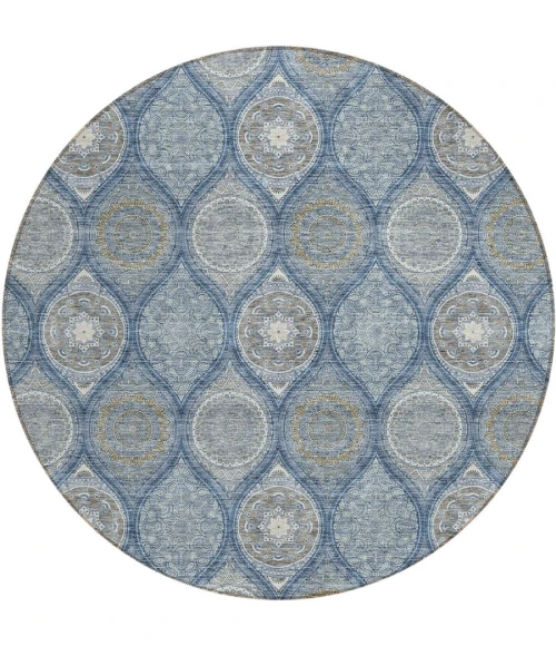 Addison Chantille ACN976-Navy 8 ft. X 8 ft. Round Rug