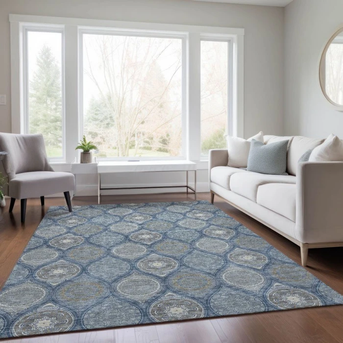 Addison Chantille ACN976-Navy 5 ft. X 7 ft. 6 in. Rectangle Rug