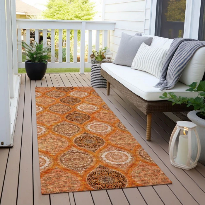 Addison Chantille ACN976-Orange 2 ft. 3 in. X 7 ft. 6 in. Rectangle Rug