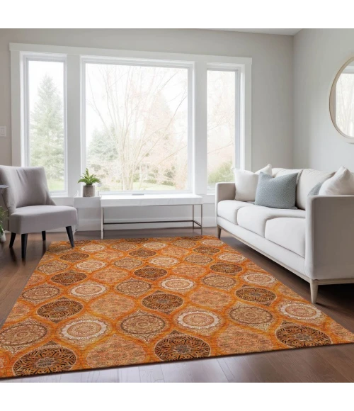 Addison Chantille ACN976-Orange 8 ft. X 10 ft. Rectangle Rug