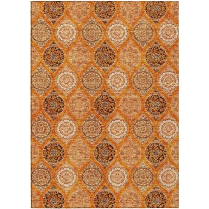 Addison Chantille ACN976-Orange 8 ft. X 10 ft. Rectangle Rug