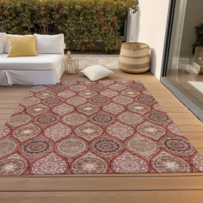 Addison Chantille ACN976-Paprika 8 ft. X 10 ft. Rectangle Rug