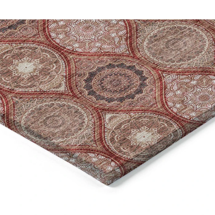 Addison Chantille ACN976-Paprika 8 ft. X 8 ft. Round Rug