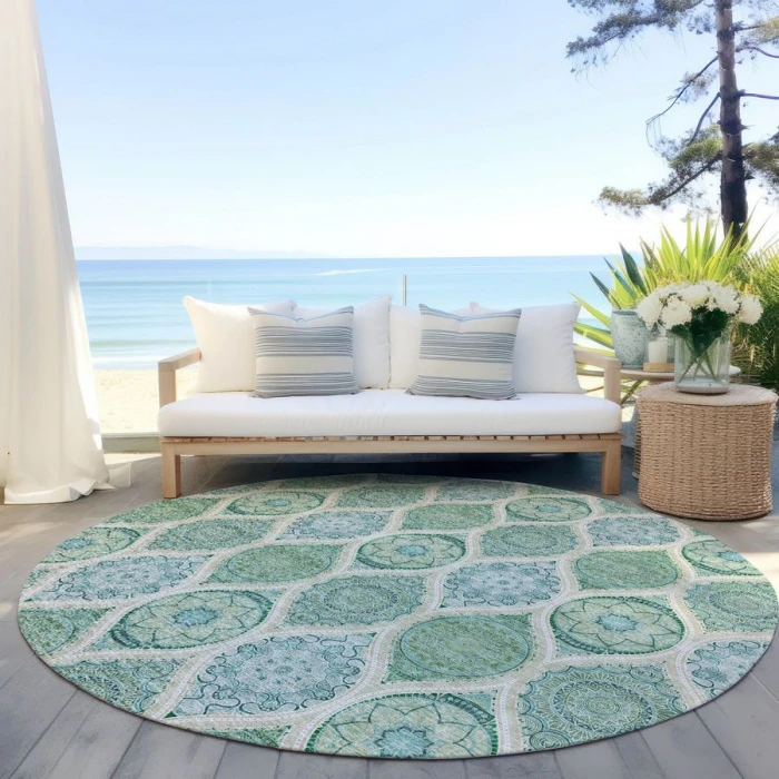 Addison Chantille ACN976-Sage 8 ft. X 8 ft. Round Rug