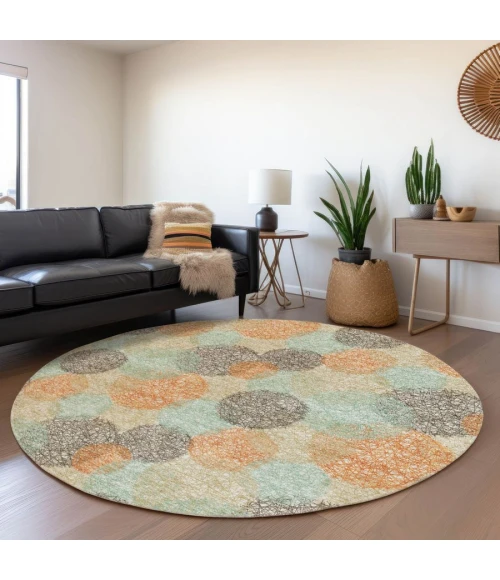 Addison Chantille ACN977-Beige 8 ft. X 8 ft. Round Rug
