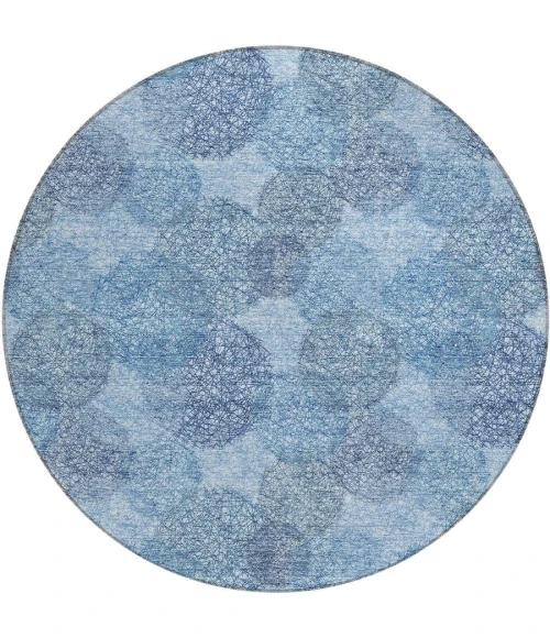 Addison Chantille ACN977-Denim 8 ft. X 8 ft. Round Rug