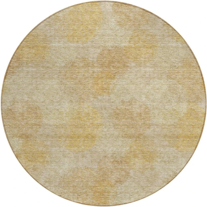 Addison Chantille ACN977-Gold 8 ft. X 8 ft. Round Rug
