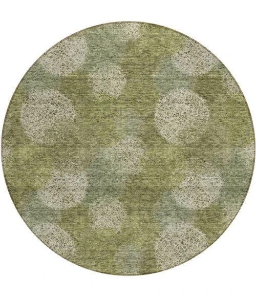Addison Chantille ACN977-Green 8 ft. X 8 ft. Round Rug
