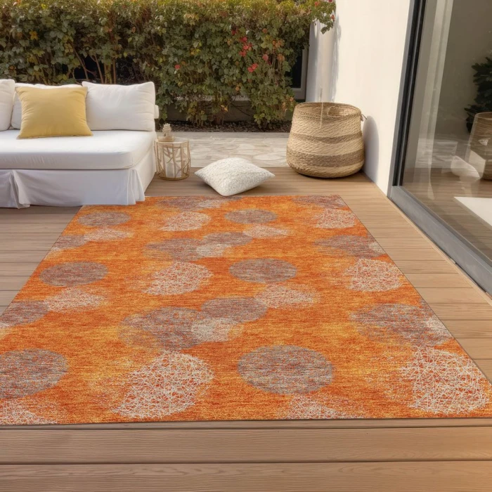 Addison Chantille ACN977-Orange 8 ft. X 10 ft. Rectangle Rug