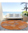 Addison Chantille ACN977-Orange 8 ft. X 8 ft. Round Rug