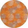 Addison Chantille ACN977-Orange 8 ft. X 8 ft. Round Rug