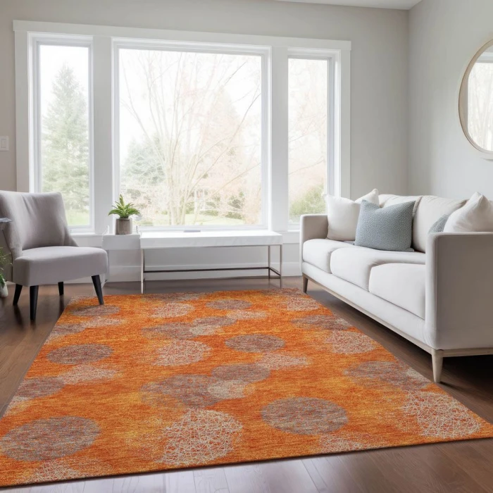 Addison Chantille ACN977-Orange 8 ft. X 10 ft. Rectangle Rug