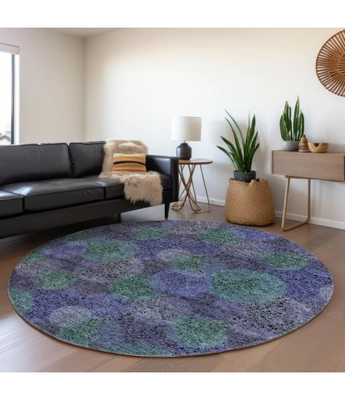 Addison Chantille ACN977-Purple 8 ft. X 8 ft. Round Rug