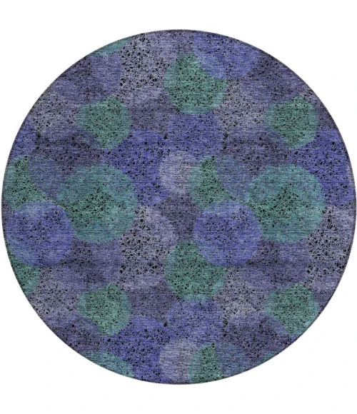 Addison Chantille ACN977-Purple 8 ft. X 8 ft. Round Rug