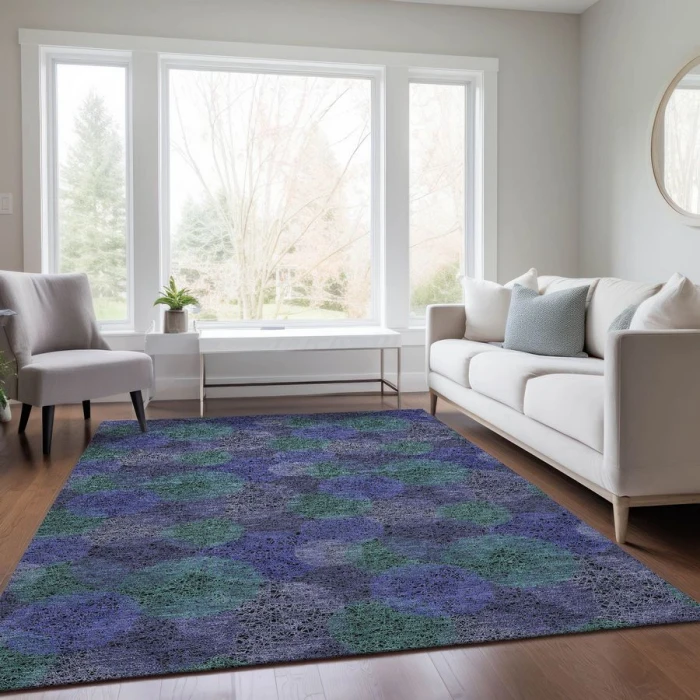 Addison Chantille ACN977-Purple 3 ft. X 5 ft. Rectangle Rug