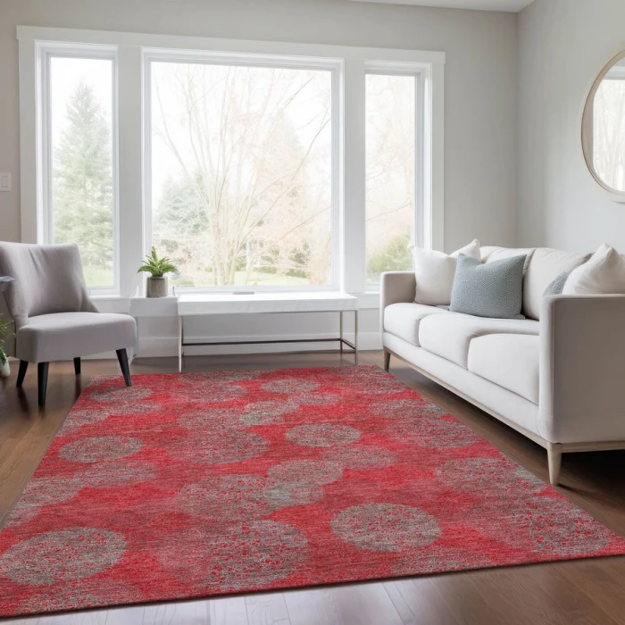 Addison Chantille ACN977-Red 3 ft. X 5 ft. Rectangle Rug