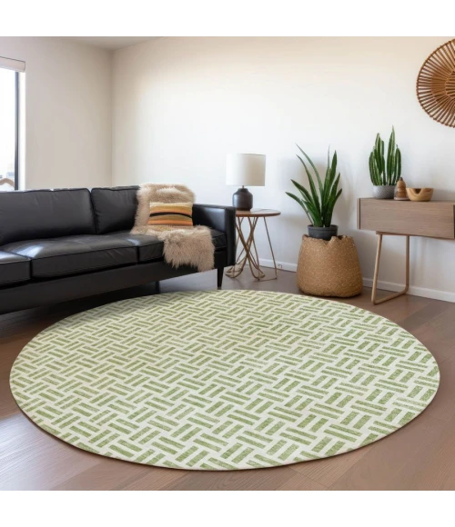 Addison Chantille ACN978-Aloe 8 ft. X 8 ft. Round Rug
