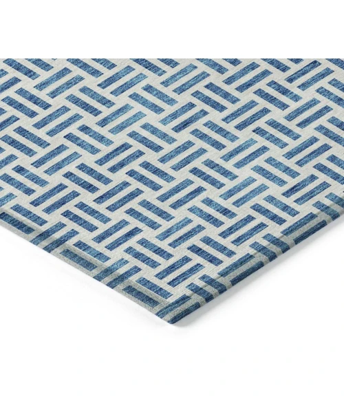 Addison Chantille ACN978-Denim 8 ft. X 8 ft. Round Rug