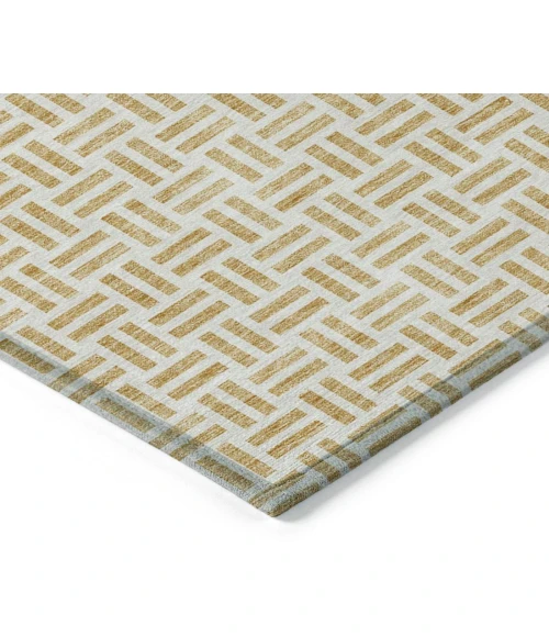 Addison Chantille ACN978-Gold 8 ft. X 8 ft. Round Rug