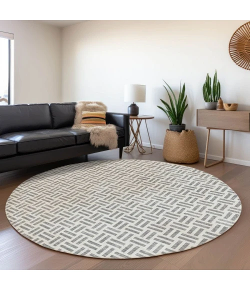 Addison Chantille ACN978-Gray 8 ft. X 8 ft. Round Rug