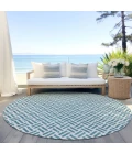 Addison Chantille ACN978-Teal 8 ft. X 8 ft. Round Rug