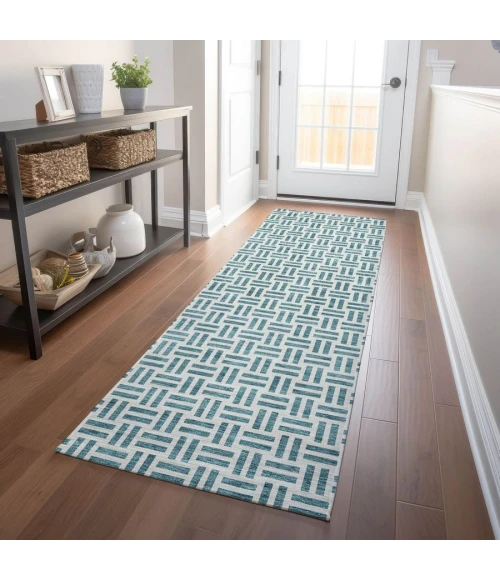 Addison Chantille ACN978-Teal 2 ft. 3 in. X 7 ft. 6 in. Rectangle Rug