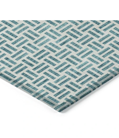 Addison Chantille ACN978-Teal 8 ft. X 8 ft. Round Rug