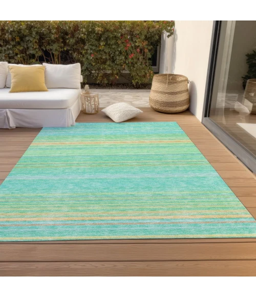 Addison Chantille ACN979-Aqua 5 ft. X 7 ft. 6 in. Rectangle Rug
