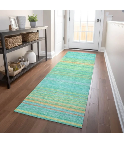Addison Chantille ACN979-Aqua 2 ft. 3 in. X 7 ft. 6 in. Rectangle Rug
