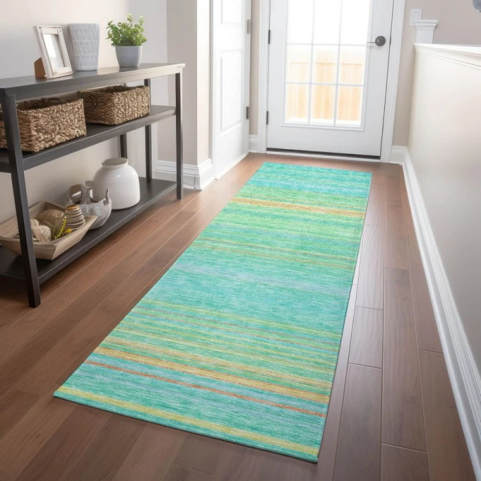 Addison Chantille ACN979-Aqua 2 ft. 3 in. X 7 ft. 6 in. Rectangle Rug