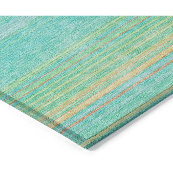 Addison Chantille ACN979-Aqua 5 ft. X 7 ft. 6 in. Rectangle Rug
