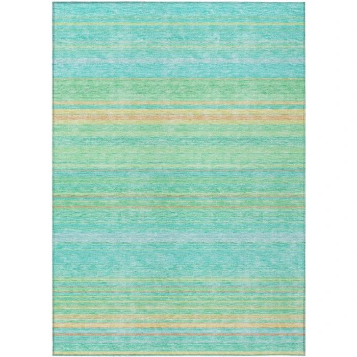 Addison Chantille ACN979-Aqua 5 ft. X 7 ft. 6 in. Rectangle Rug