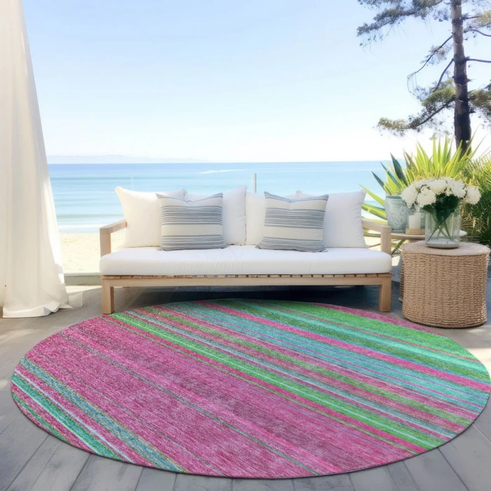 Addison Chantille ACN979-Blush 8 ft. X 8 ft. Round Rug