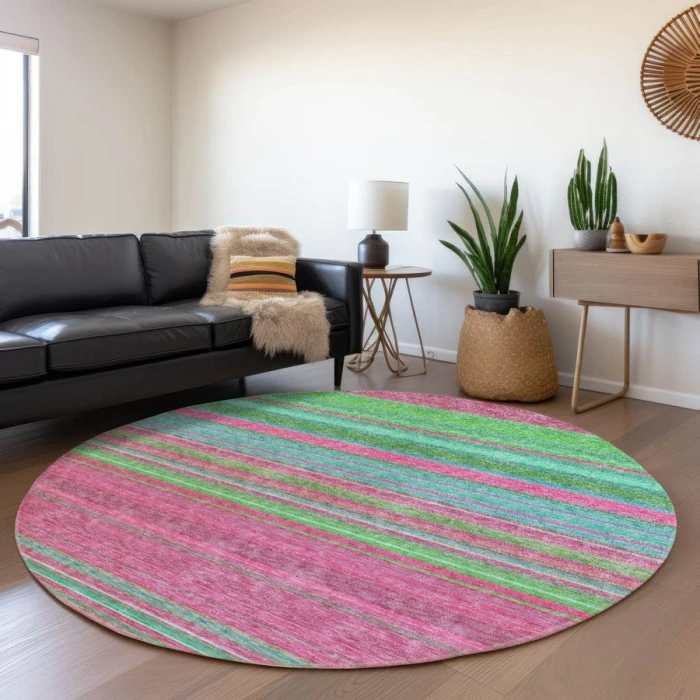 Addison Chantille ACN979-Blush 8 ft. X 8 ft. Round Rug