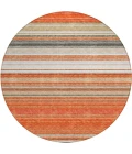 Addison Chantille ACN979-Coral 8 ft. X 8 ft. Round Rug