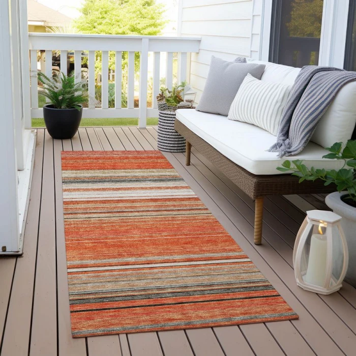 Addison Chantille ACN979-Coral 2 ft. 3 in. X 7 ft. 6 in. Rectangle Rug