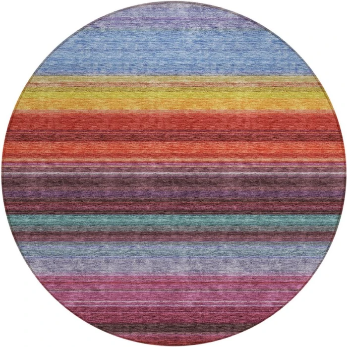 Addison Chantille ACN979-Lavender 8 ft. X 8 ft. Round Rug