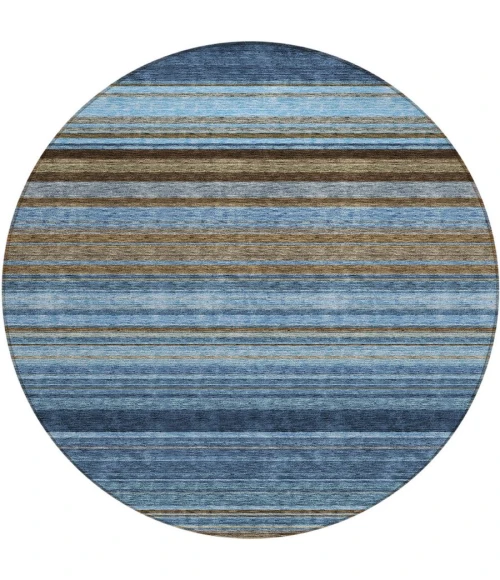Addison Chantille ACN979-Navy 8 ft. X 8 ft. Round Rug