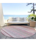 Addison Chantille ACN979-Pink 8 ft. X 8 ft. Round Rug