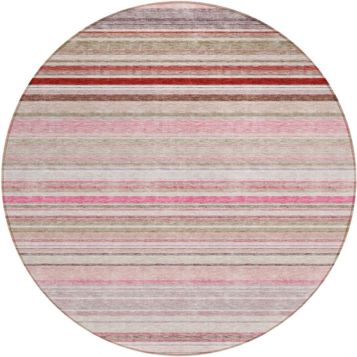 Addison Chantille ACN979-Pink 8 ft. X 8 ft. Round Rug