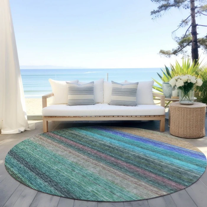 Addison Chantille ACN979-Sage 8 ft. X 8 ft. Round Rug
