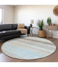 Addison Chantille ACN979-Sky 8 ft. X 8 ft. Round Rug