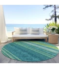 Addison Chantille ACN979-Teal 8 ft. X 8 ft. Round Rug