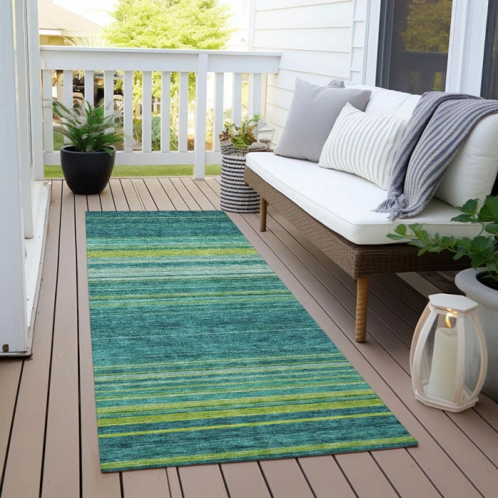 Addison Chantille ACN979-Teal 2 ft. 3 in. X 7 ft. 6 in. Rectangle Rug