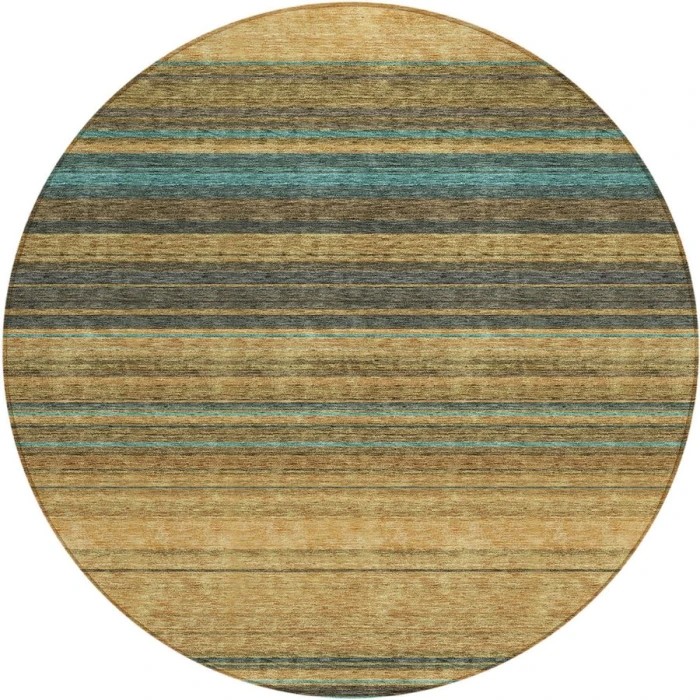 Addison Chantille ACN979-Wheat 8 ft. X 8 ft. Round Rug