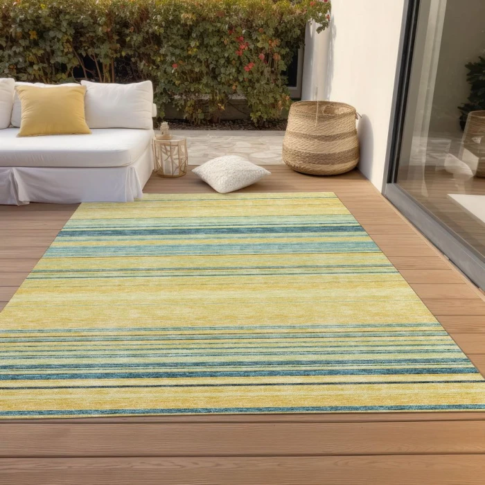 Addison Chantille ACN979-Yellow 5 ft. X 7 ft. 6 in. Rectangle Rug