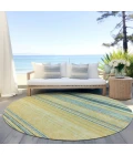 Addison Chantille ACN979-Yellow 8 ft. X 8 ft. Round Rug