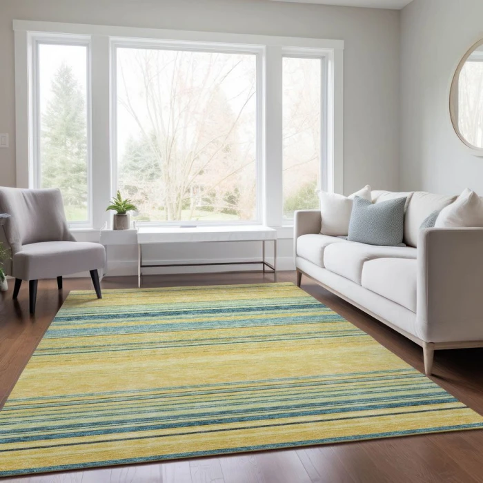 Addison Chantille ACN979-Yellow 5 ft. X 7 ft. 6 in. Rectangle Rug