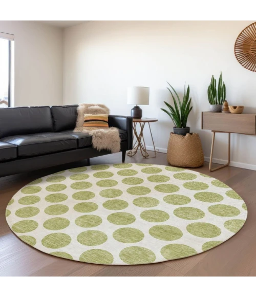 Addison Chantille ACN980-Aloe 8 ft. X 8 ft. Round Rug