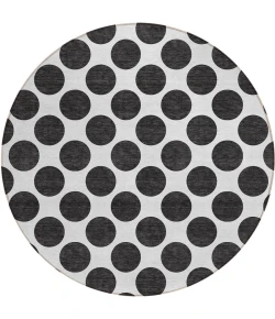 Addison Chantille ACN980-Black 8 ft. X 8 ft. Round Rug